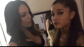 Ariana Grande Kissed Liz Gillies 2